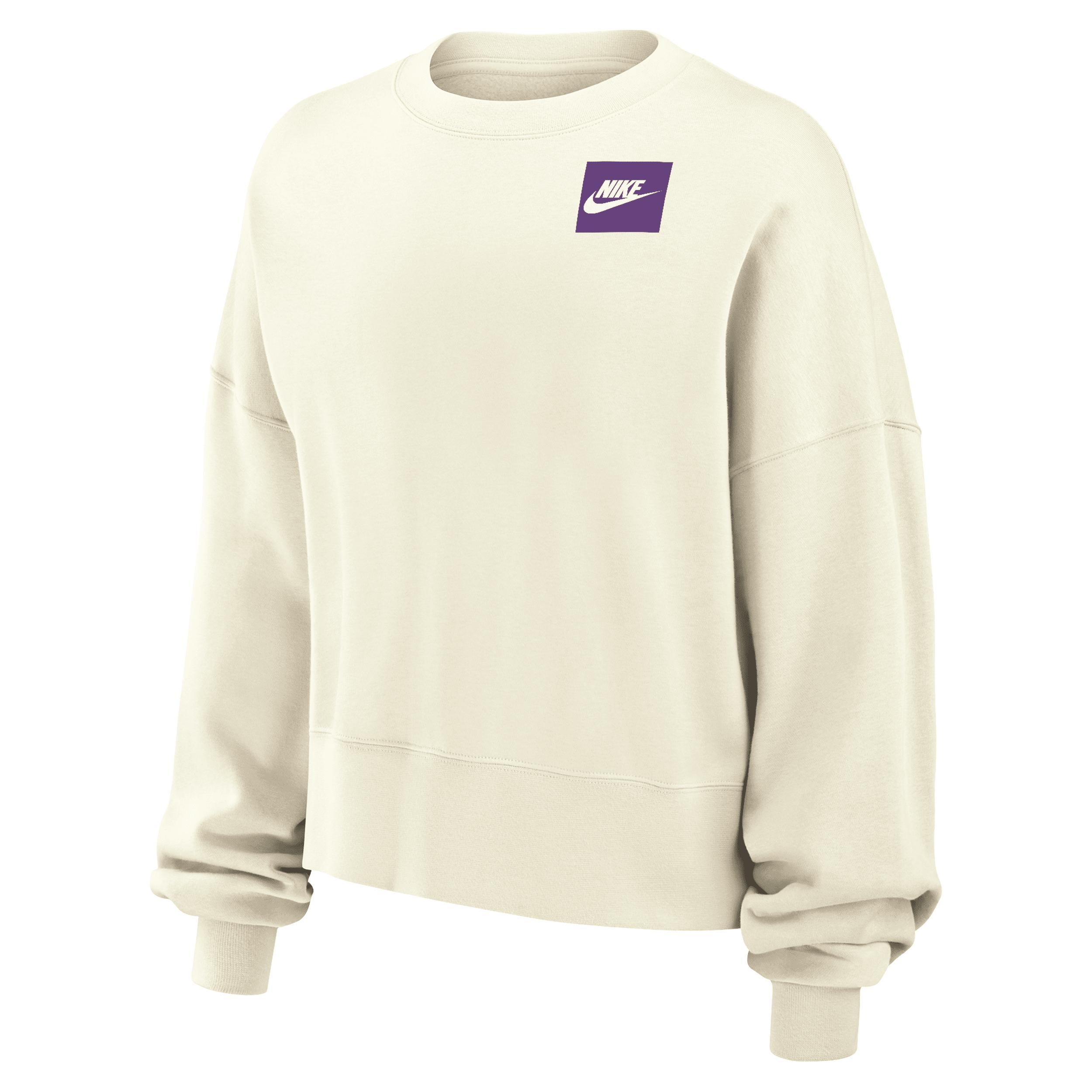 Nike Womens Phoenix Fleece Crew-Neck Sweatshirt Product Image