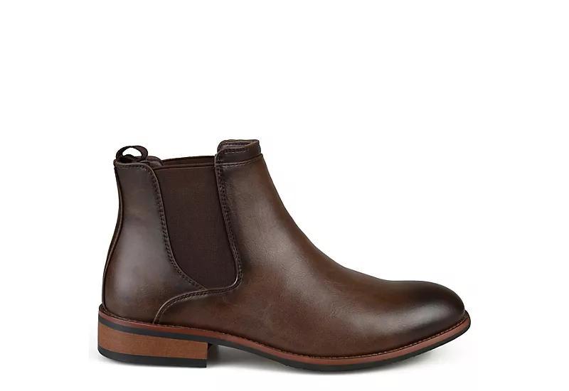 Vance Co. Landon Mens Chelsea Boots Blue Product Image