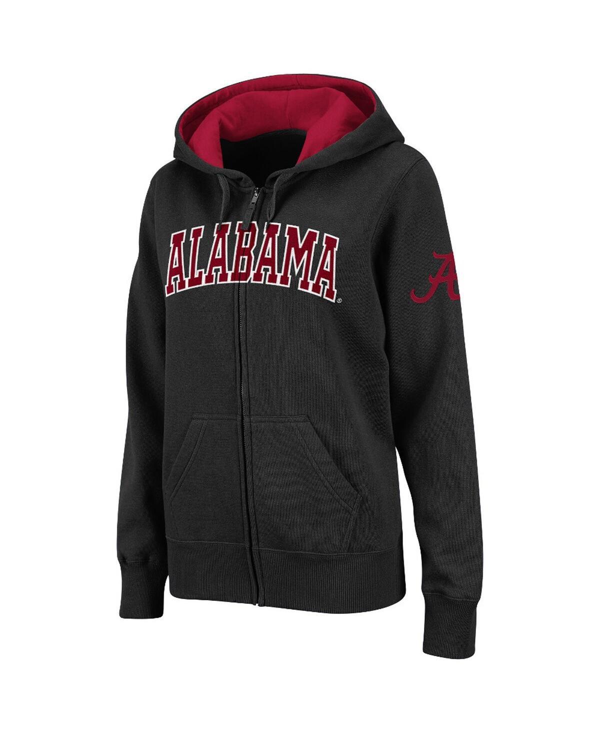 Womens Stadium Athletic Alabama Crimson Tide Arched Name Full-Zip Hoodie Product Image