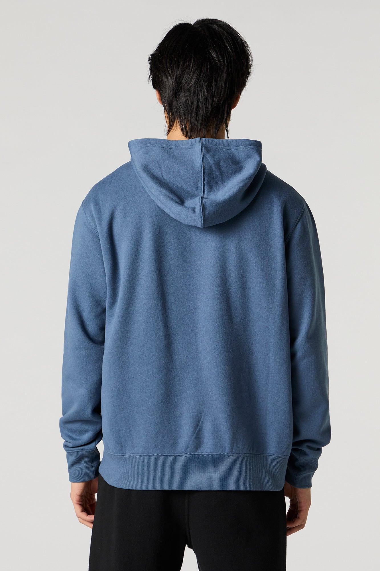 Solid Fleece Everyday Hoodie Male Product Image