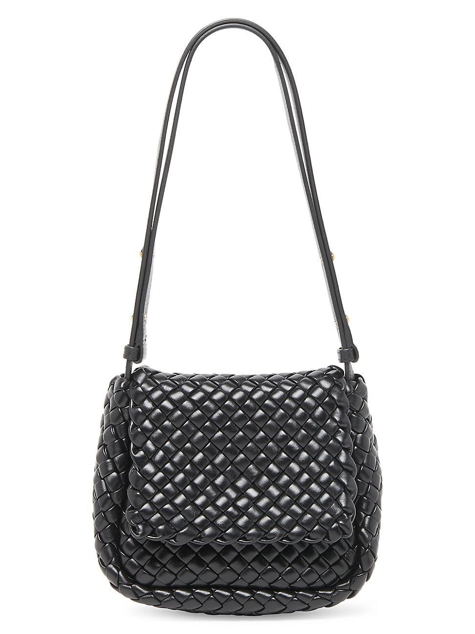 Bottega Veneta Mini Cobble Padded Intrecciato Leather Shoulder Bag Product Image