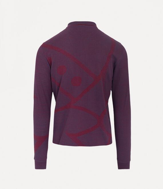 Long Sleeve Polo Top Product Image