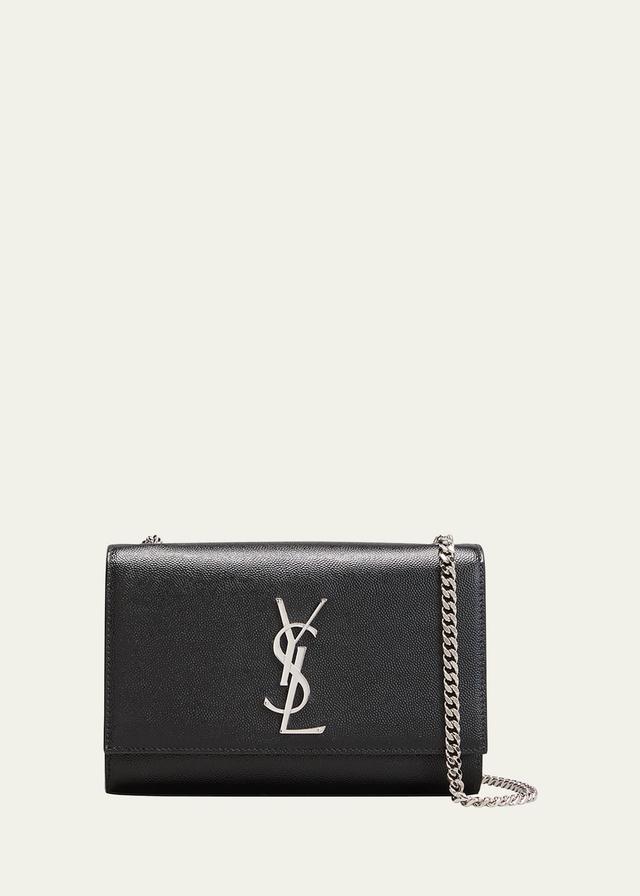 Saint Laurent Small Kate Grained Leather Crossbody Bag Product Image