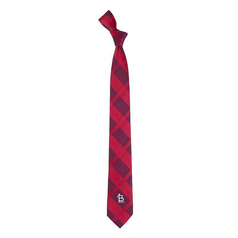 Mens St. Louis Cardinals Plaid Skinny Tie Product Image