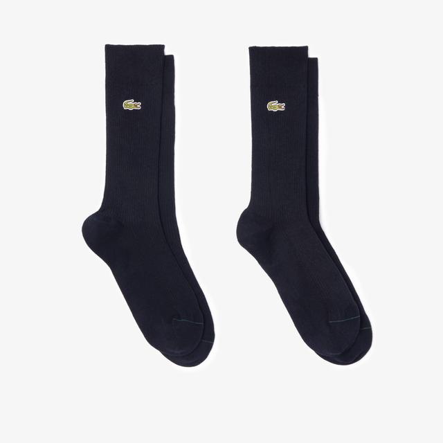 2-Pack Plain Ribbed Socks Product Image