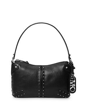 Astor Large Studded Leather Shoulder Bag Product Image