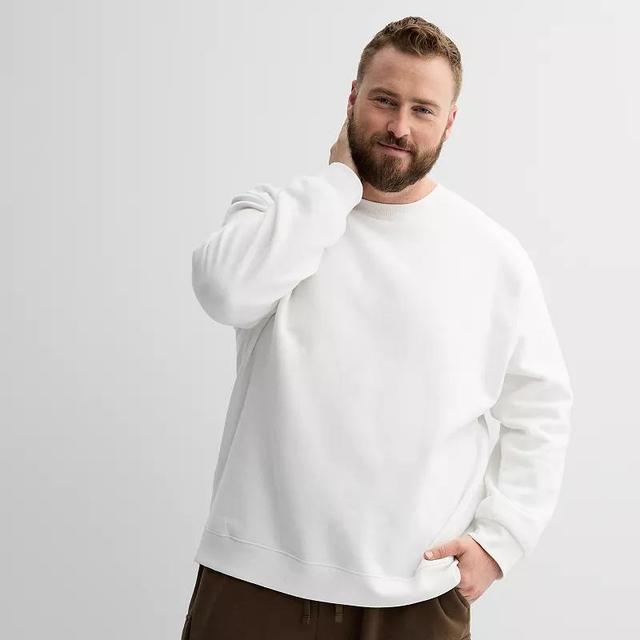 Big & Tall Tek Gear Ultra Soft Fleece Crew Sweatshirt, Mens Product Image