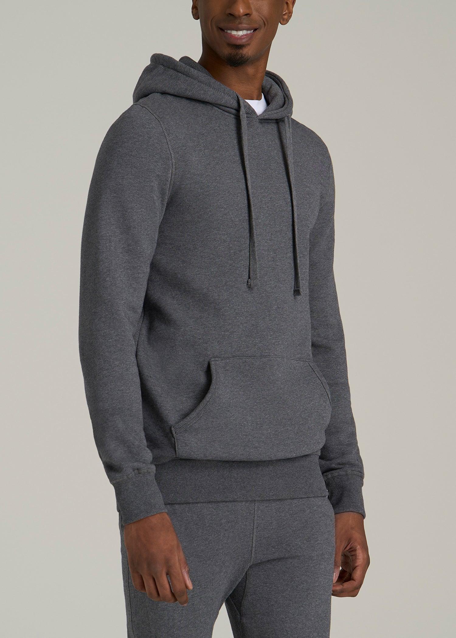 Wearever 2.0 Fleece Hoodie for Tall Men in Charcoal Mix Male Product Image