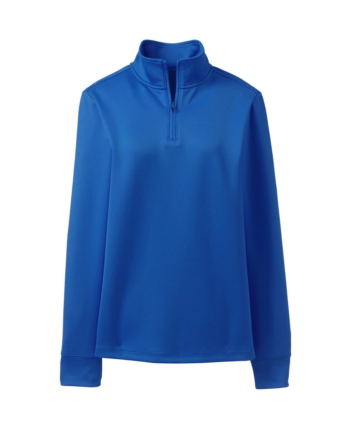 Lands End Womens Active Performance Quarter Zip Pullover Product Image