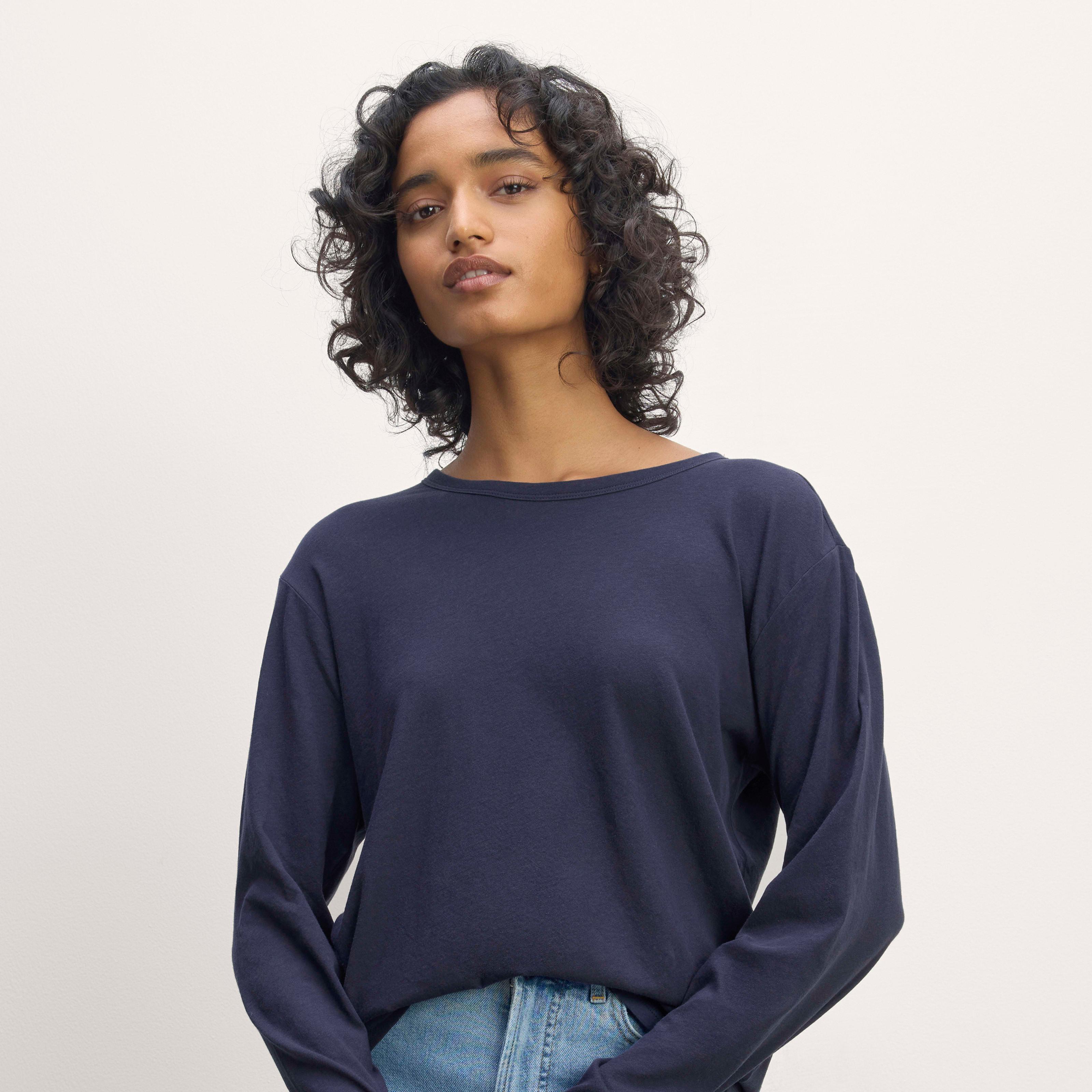 Womens Air Long-Sleeve T-Shirt by Everlane Product Image