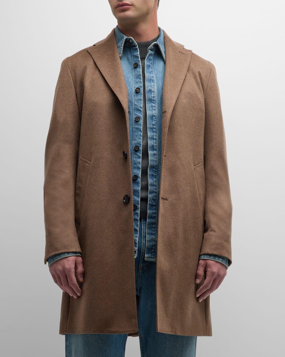 Mens Cashmere Topcoat Product Image