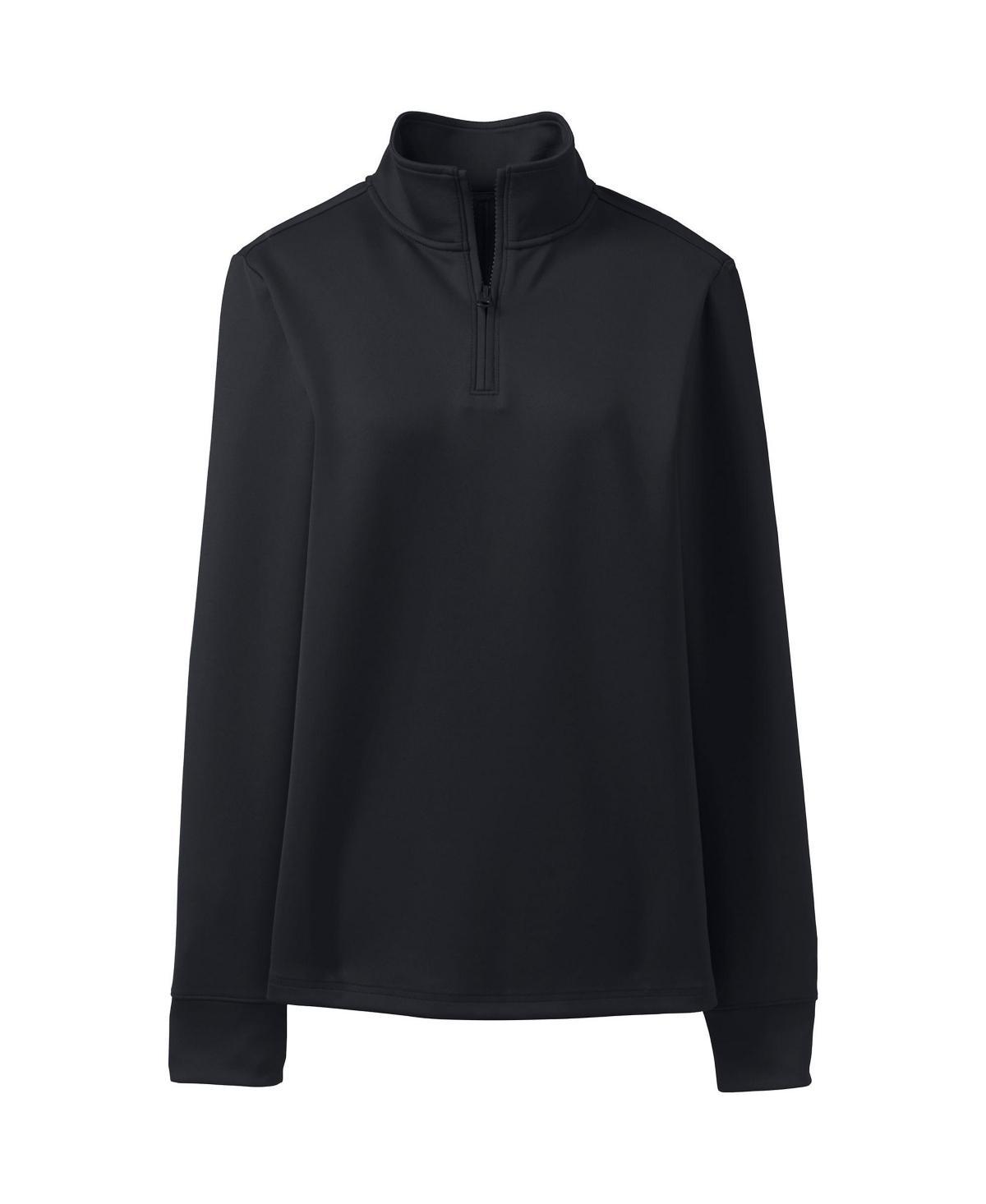 Lands End Womens Active Performance Quarter Zip Pullover Product Image