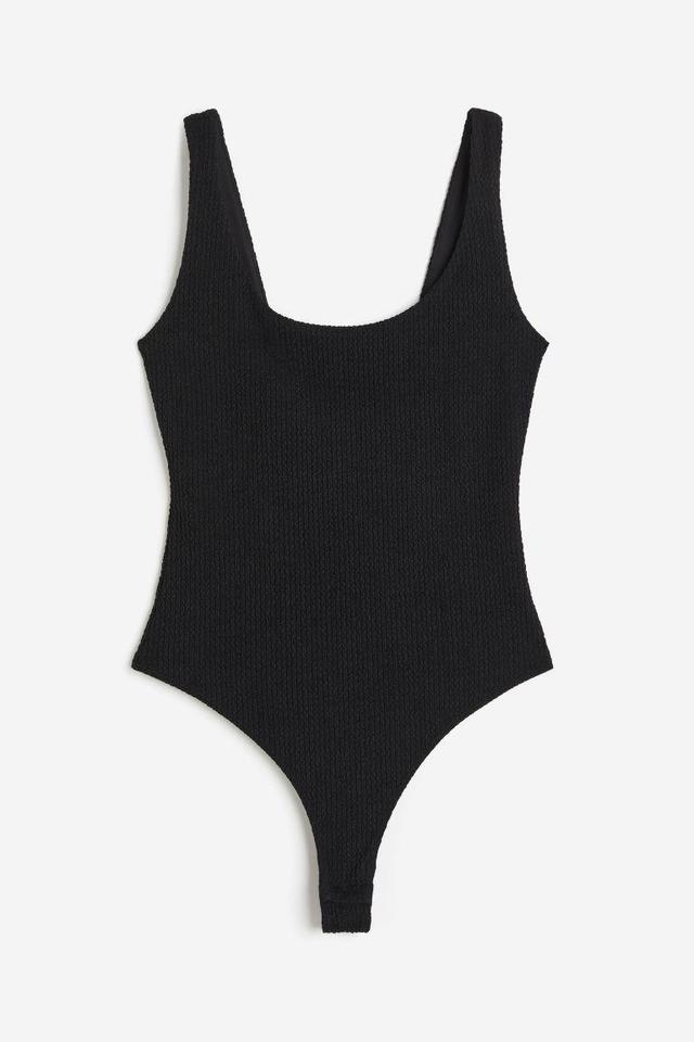 Textured Thong Bodysuit Product Image