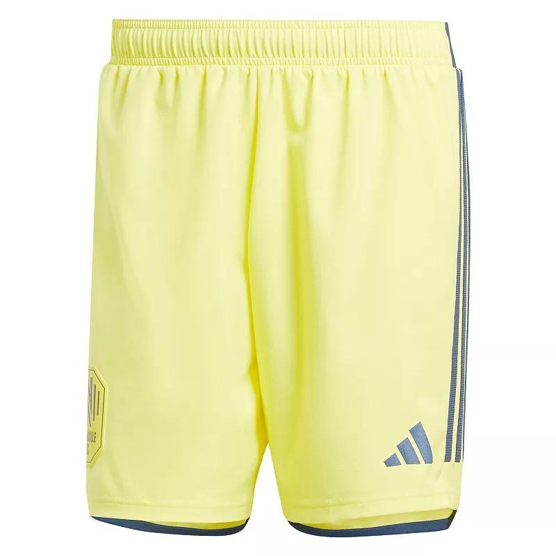 Mens adidas Yellow Nashville SC 2024 Home AEROREADY Authentic Shorts Product Image