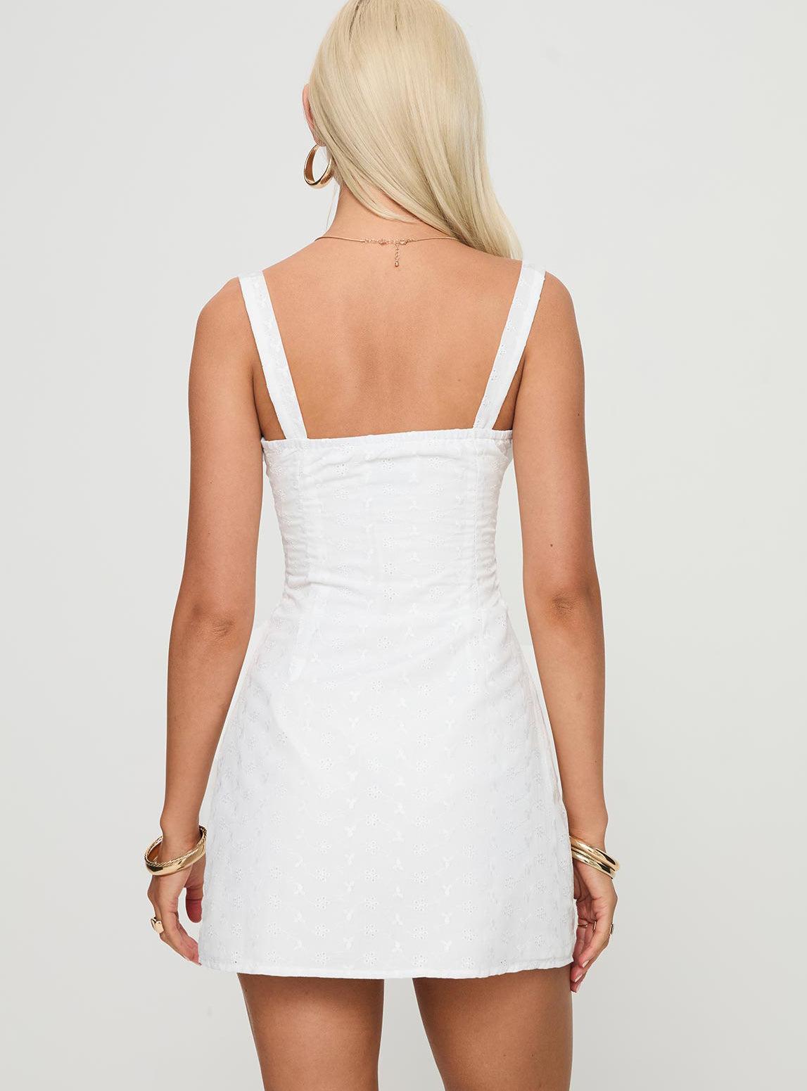 Faucher Mini Dress White Product Image