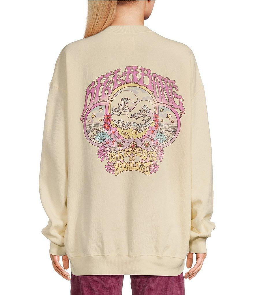 Billabong Ride In Oversized Fleece Graphic Sweatshirt Product Image