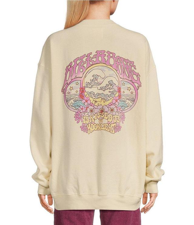 Billabong Ride In Oversized Fleece Graphic Sweatshirt Product Image