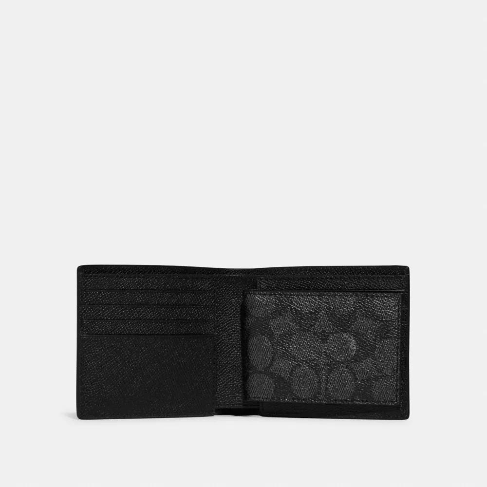 3 In 1 Wallet With Signature Canvas Interior Product Image