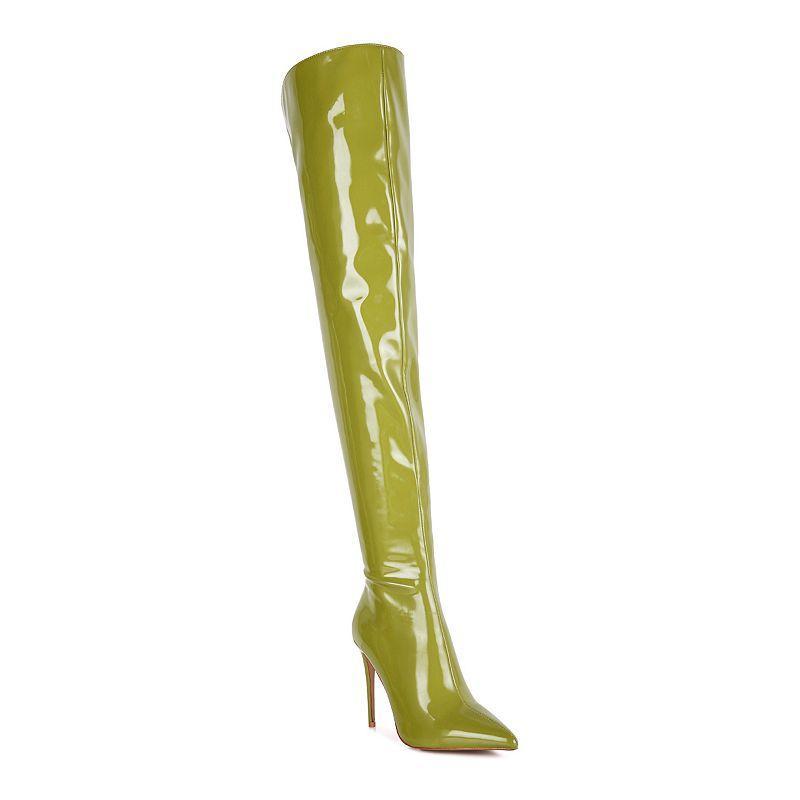 London Rag Eclectic Womens Thigh-High Boots Product Image