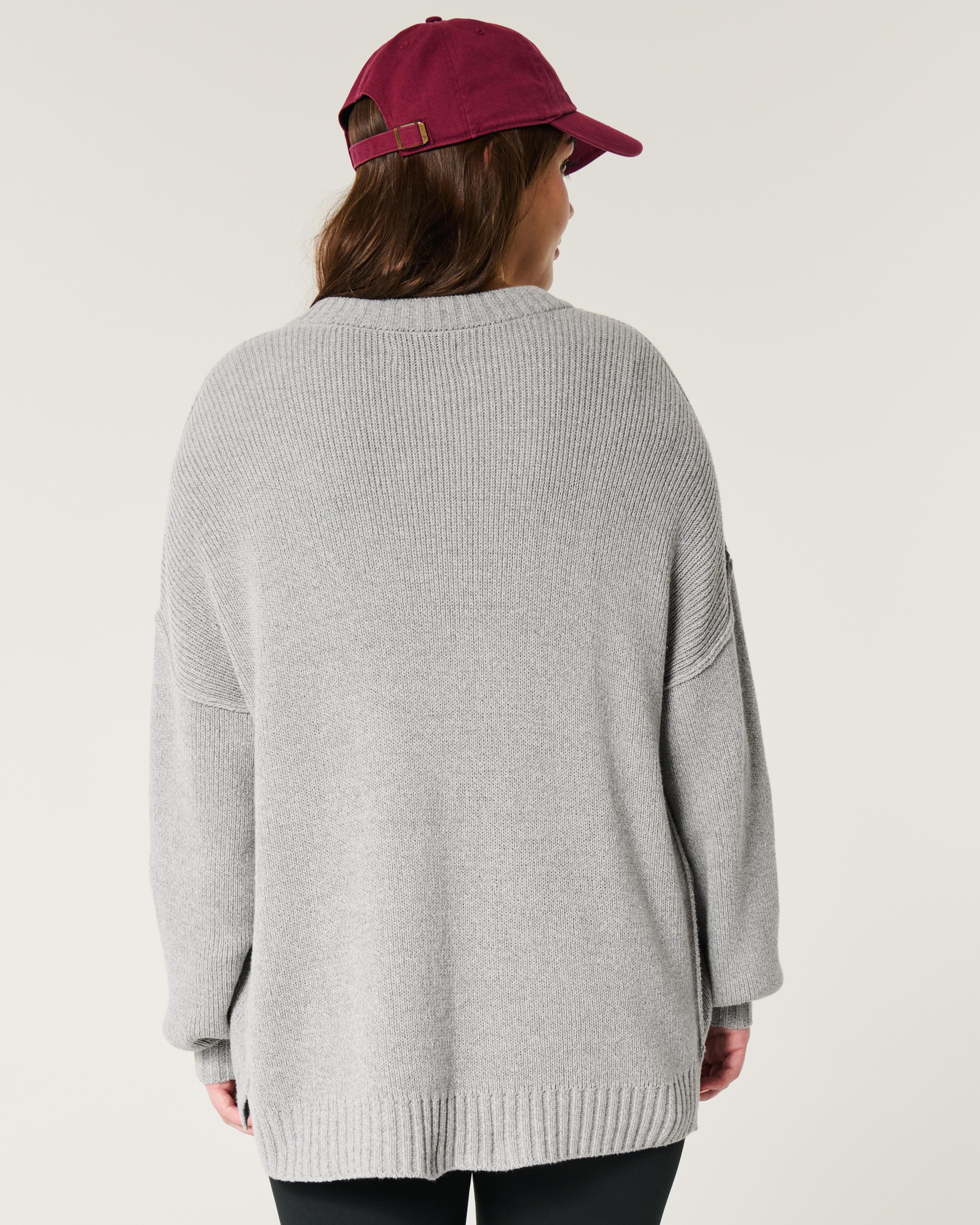 Oversized Crew Sweater Product Image