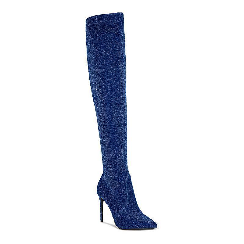 Womens Tigerlily Knitted Stiletto Long Boots Product Image