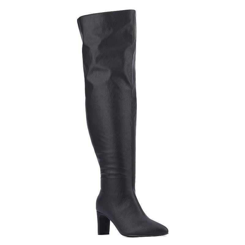 Fashion to Figure Hayya Thigh High Wide Width Womens Boots Product Image