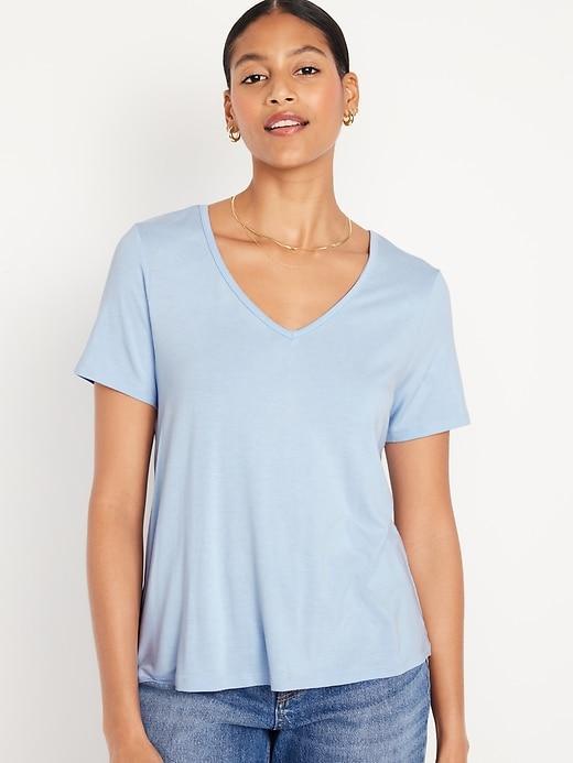 Luxe V-Neck T-Shirt Product Image