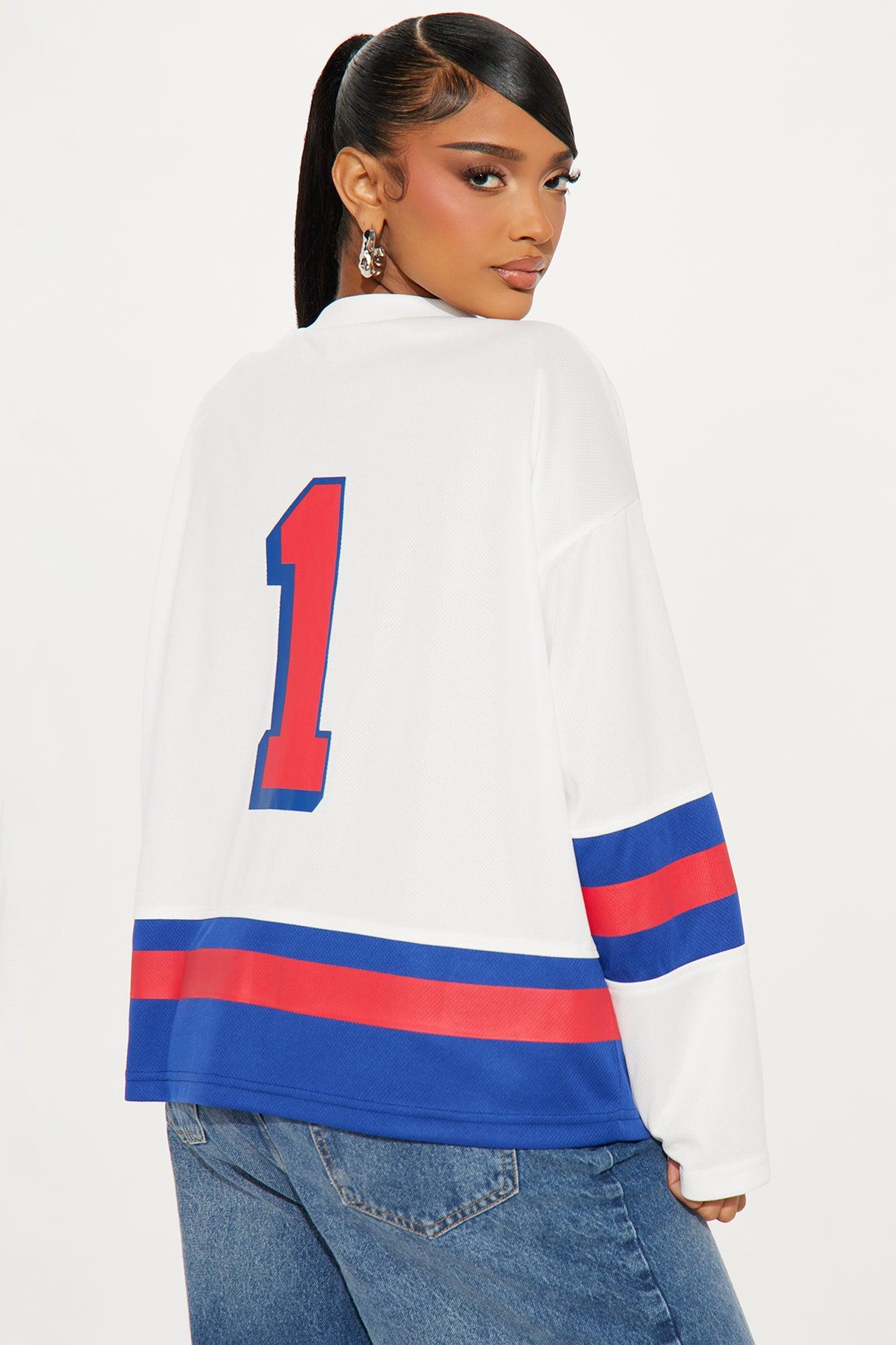 American Made Oversized Jersey - White/combo Product Image