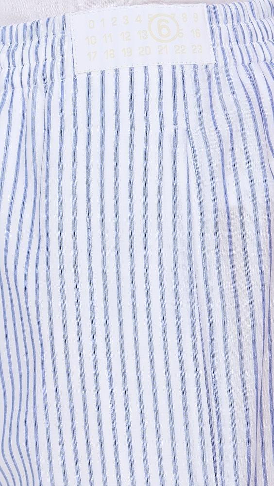 MM6 Maison Margiela Striped Cotton Poplin Pants | Shopbop Product Image