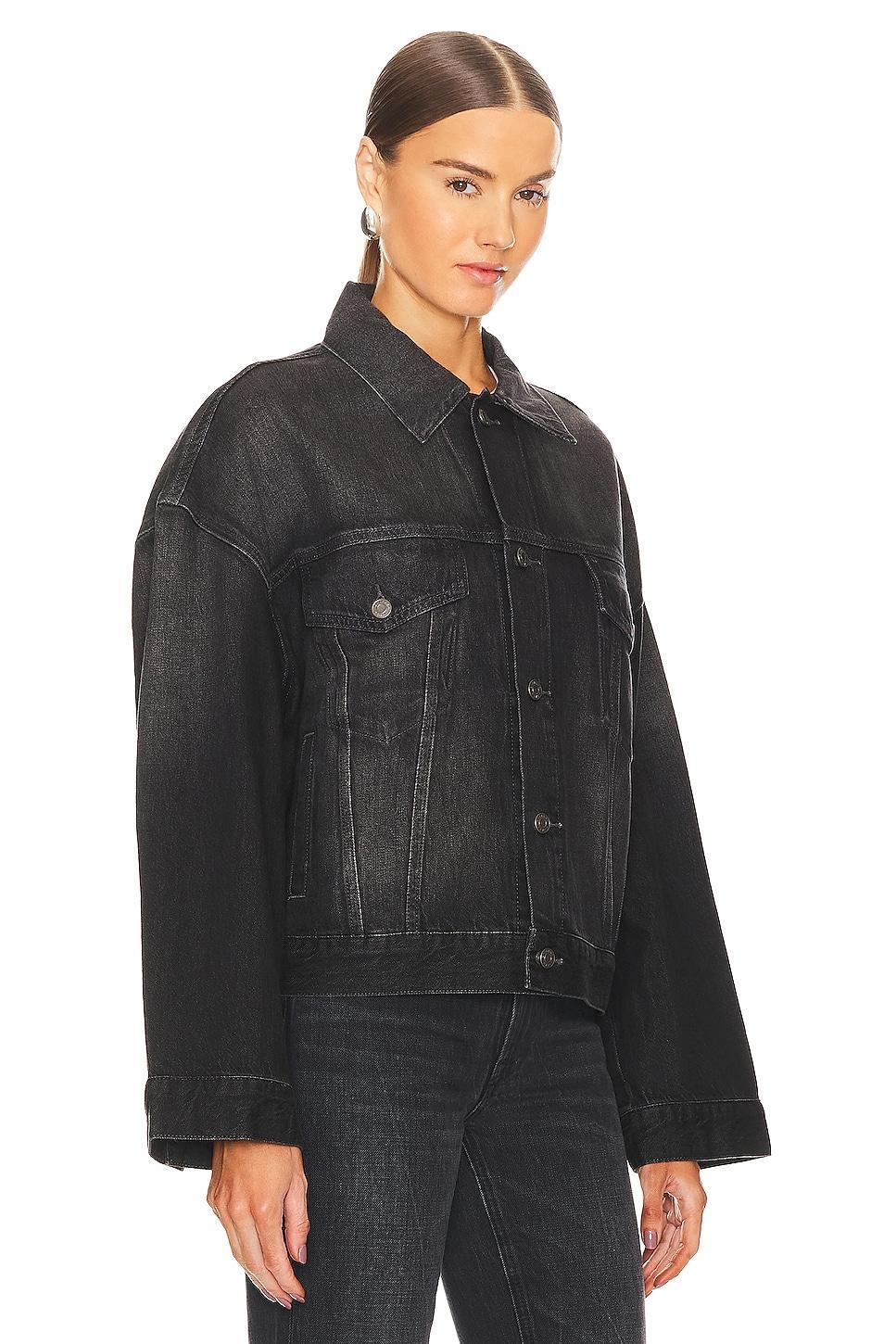 Christi Oversized Denim Jacket GRLFRND Product Image