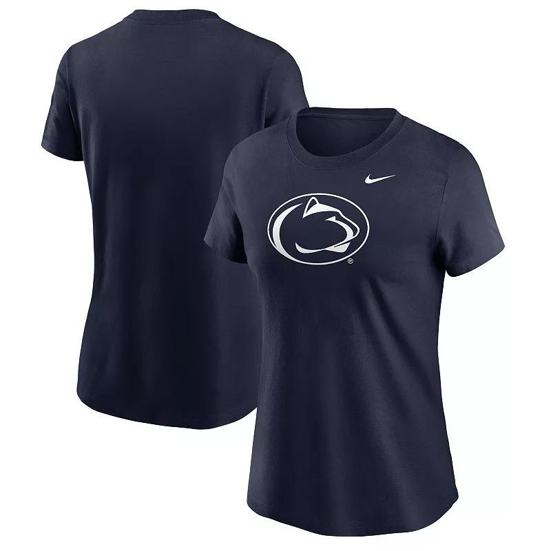 Womens Nike Penn State Nittany Lions Primetime Evergreen Logo T-Shirt Blue Product Image