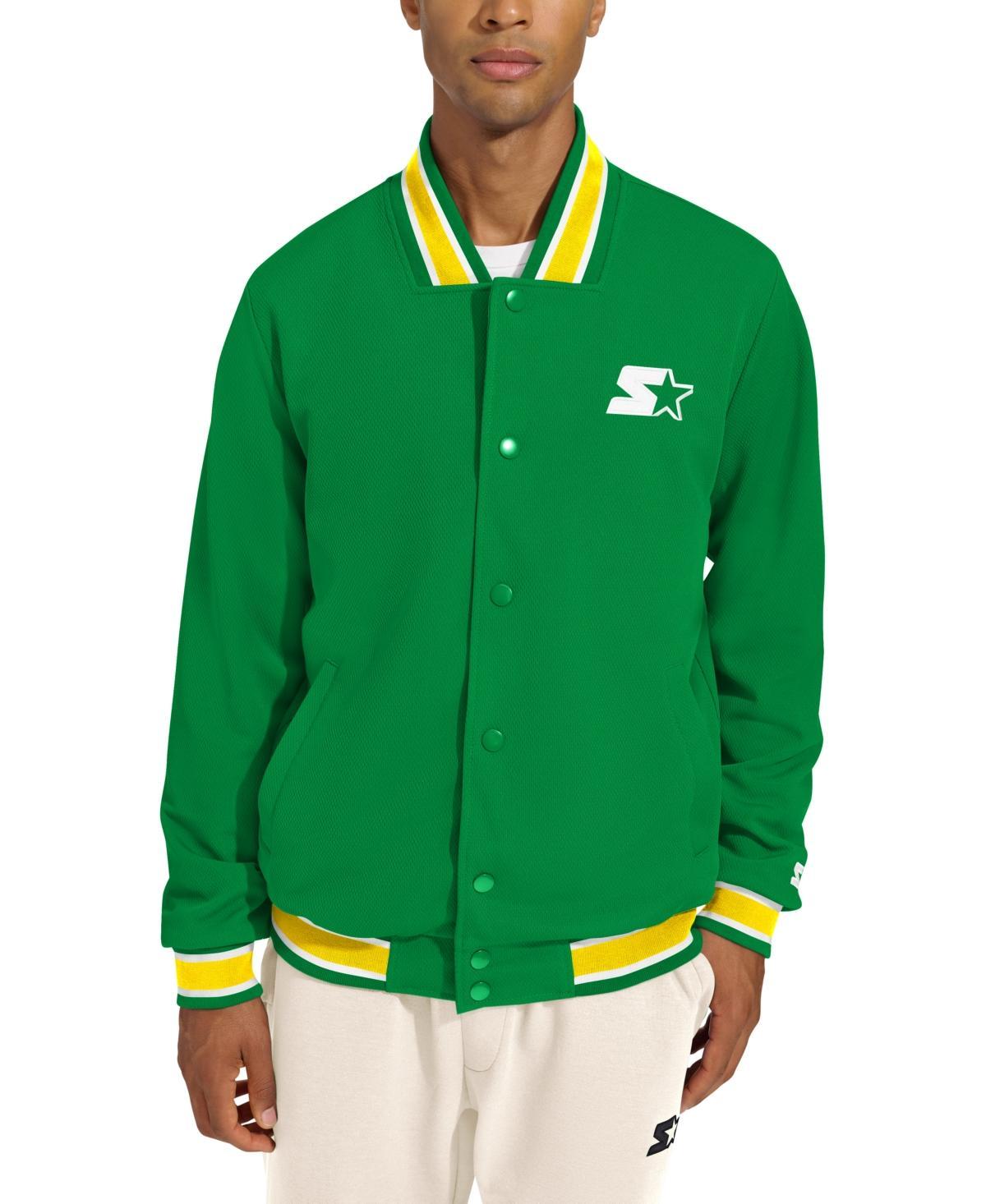 Men's Secret Weapon Classic-Fit Mesh Varsity Jacket Product Image