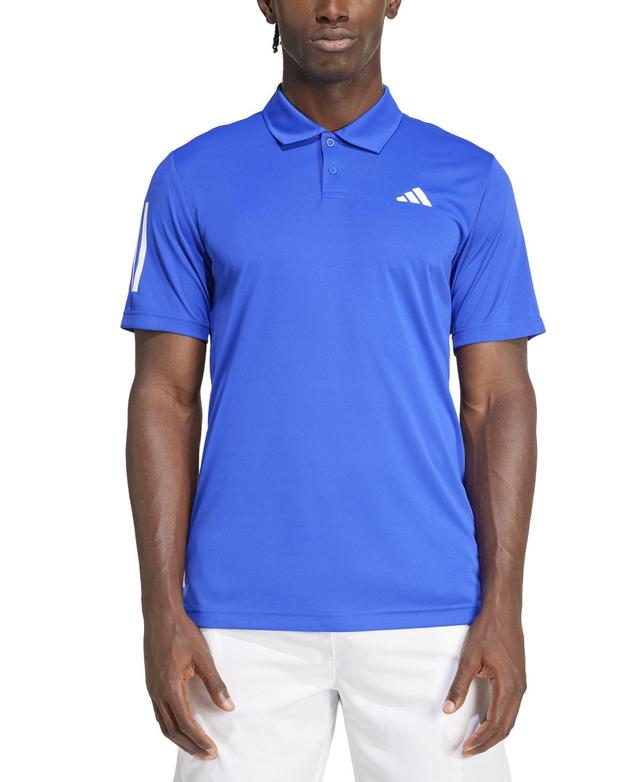 adidas Club 3-Stripes Tennis Polo (Hazy ) Men's Clothing Product Image