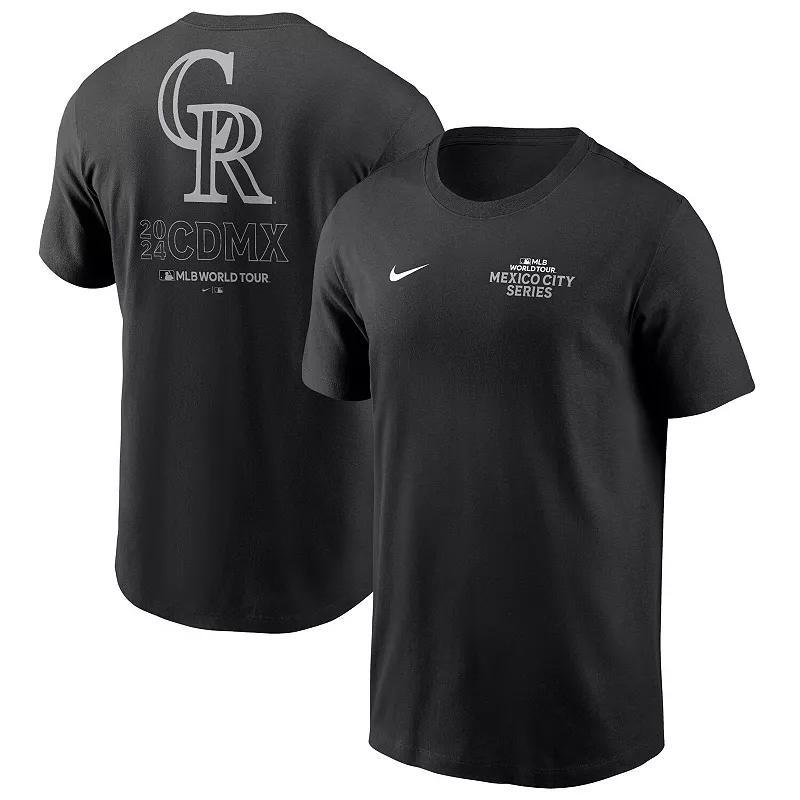 Mens Nike Colorado Rockies 2024 MLB World Tour Mexico City Series T-Shirt Product Image