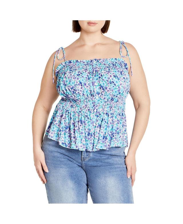 City Chic Womens Lyla Print Top Product Image