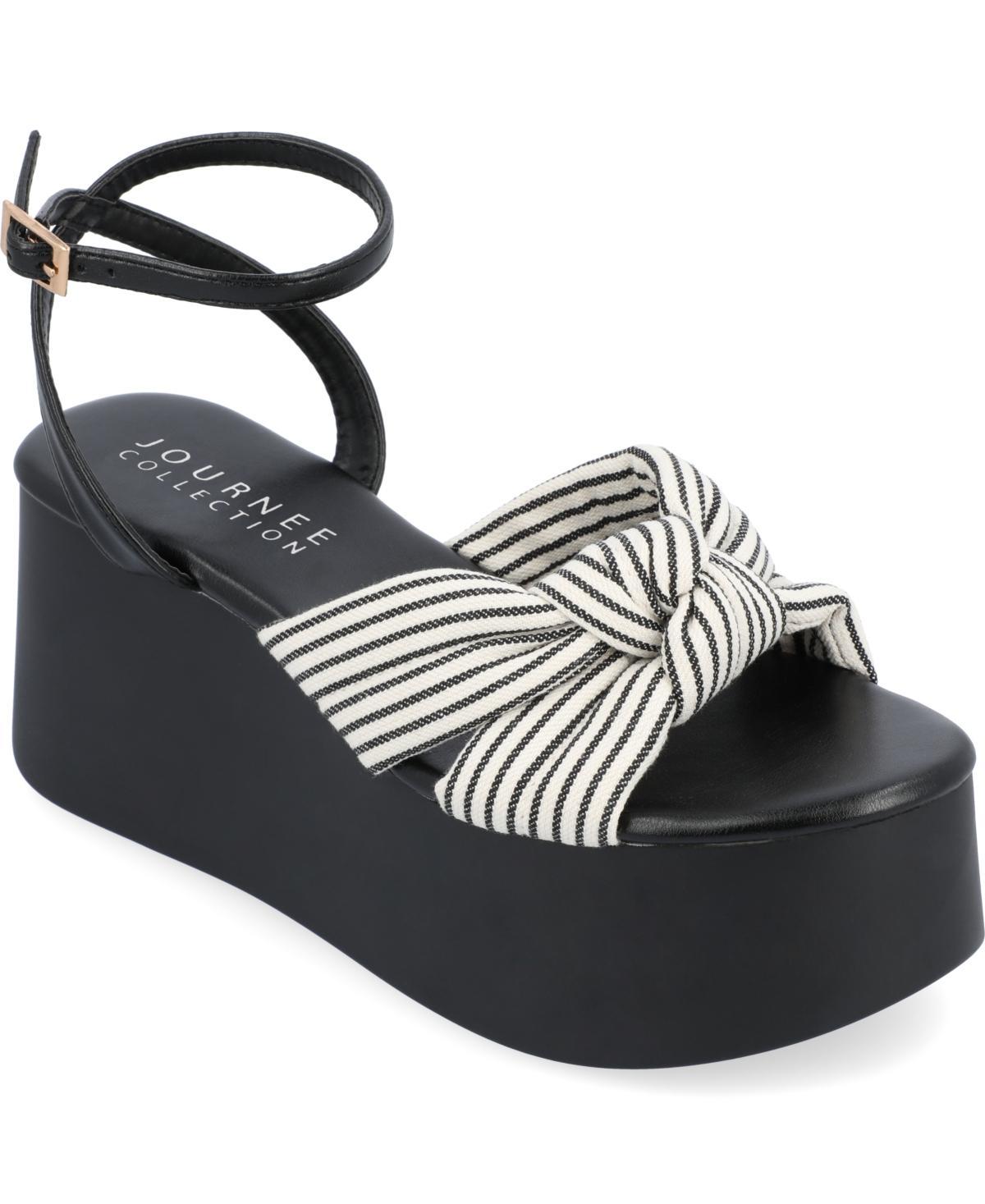 Journee Collection Womens Lailee Platform Sandal Wedges Product Image