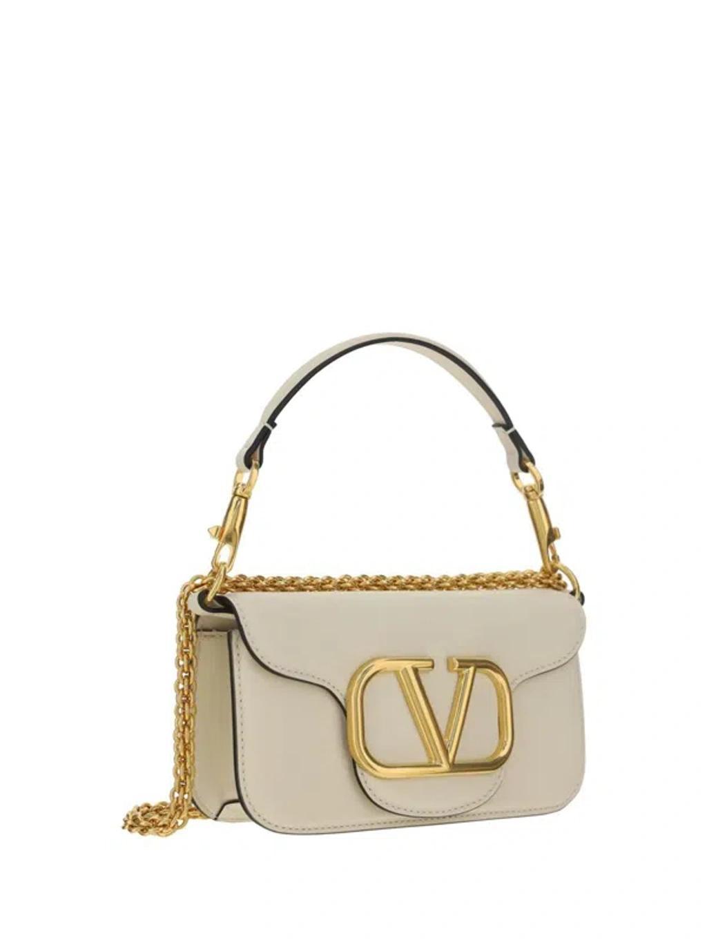 Small Locò Shoulder Bag In Light Ivory Product Image