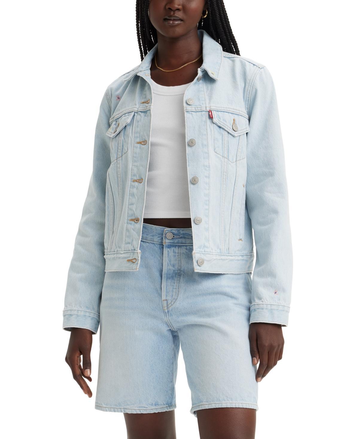 Levis Womens Original Cotton Denim Trucker Jacket Product Image