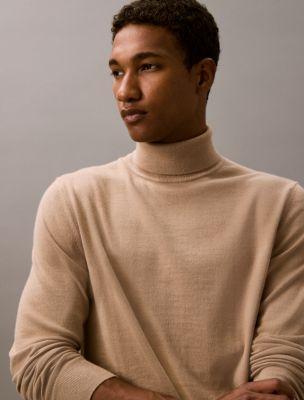 Extra Fine Merino Blend Turtleneck Sweater Product Image