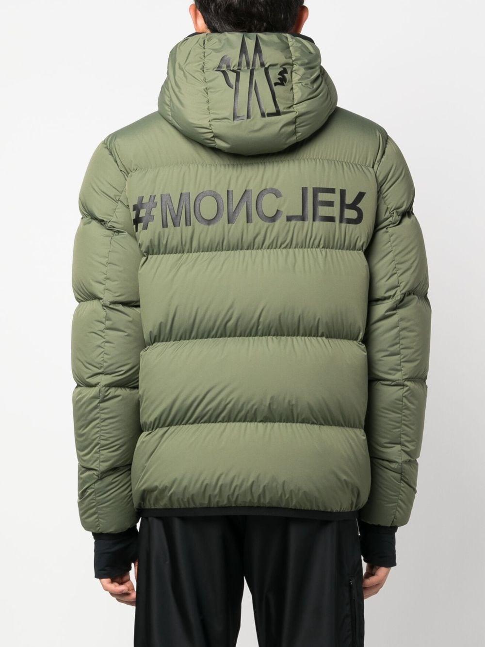 Adret Hooded Padded Jacket In Olive Product Image