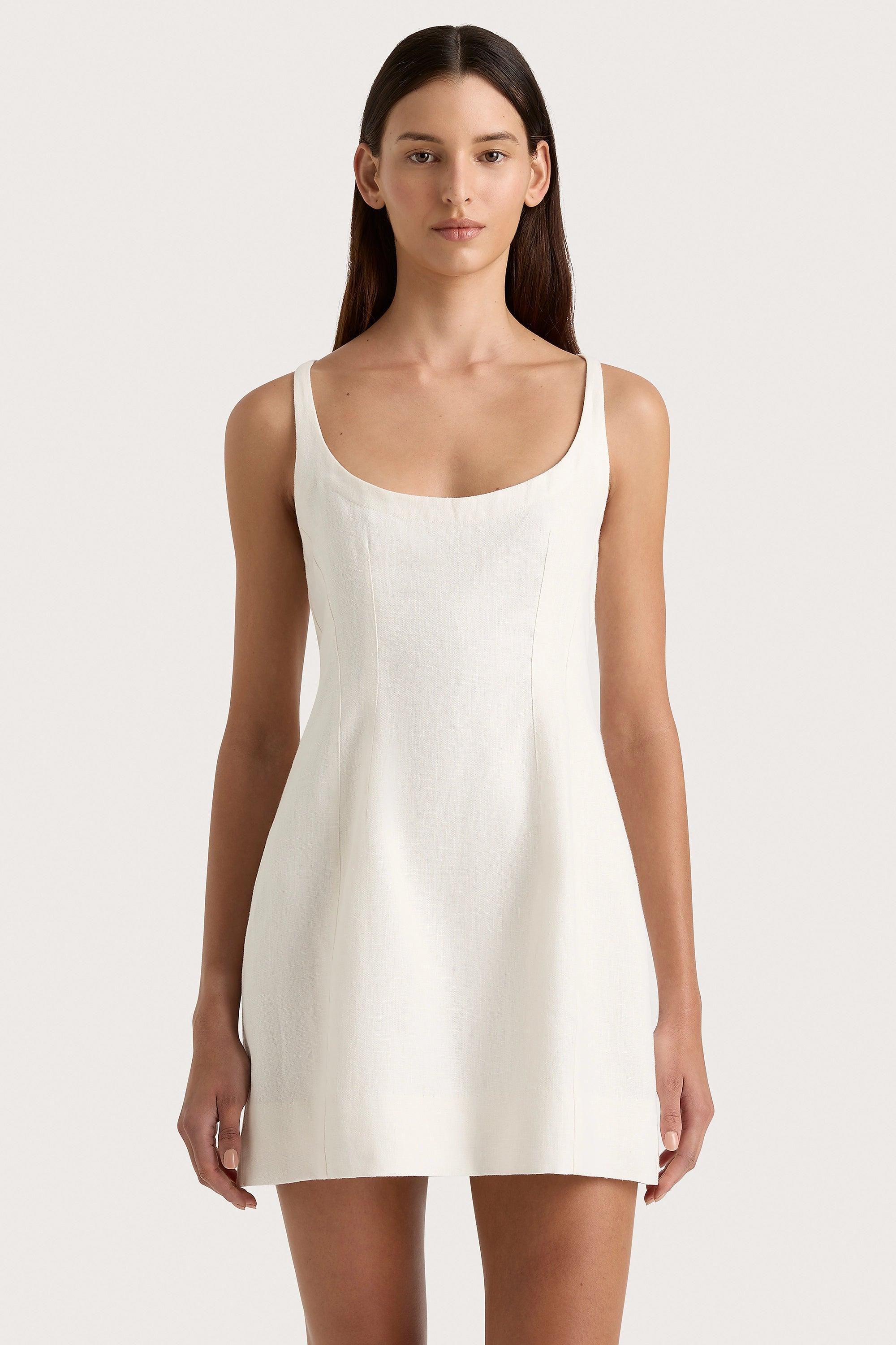 Sanne Mini Dress White Product Image