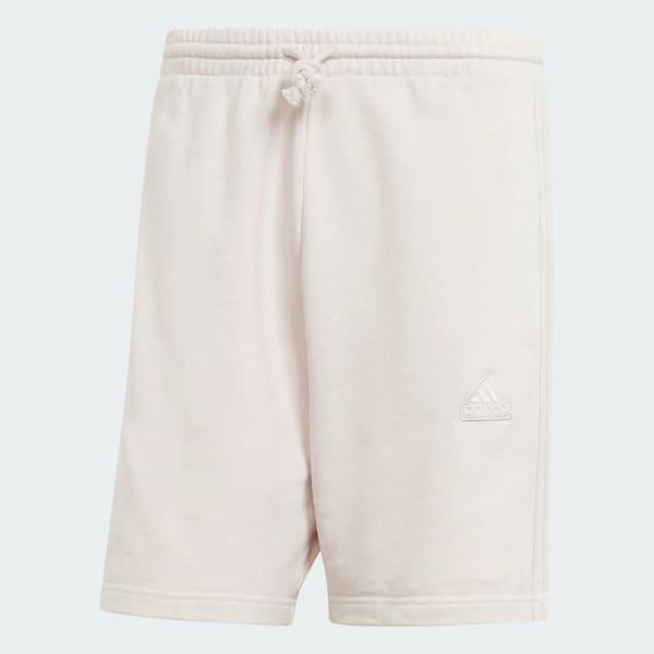 ALL SZN French Terry 3-Stripes Garment-Wash Shorts Product Image