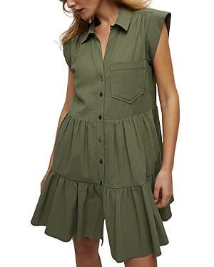 Womens Trisha Tiered Shirtdress Product Image