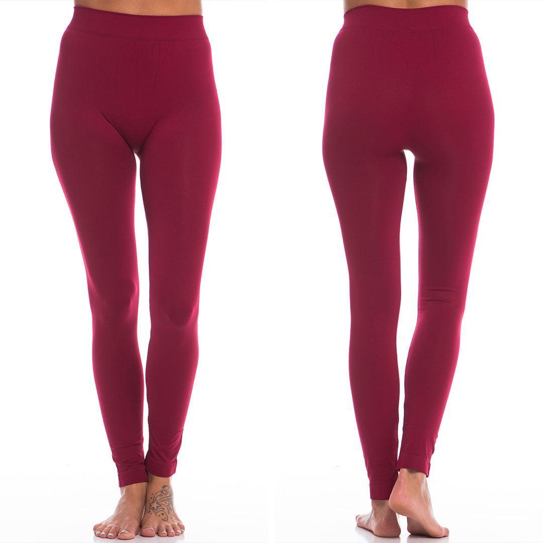 Lovable Red Long Leggings Female Product Image