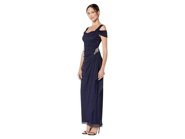 Alex Evenings Embellished Cold Shoulder Column Evening Gown Product Image