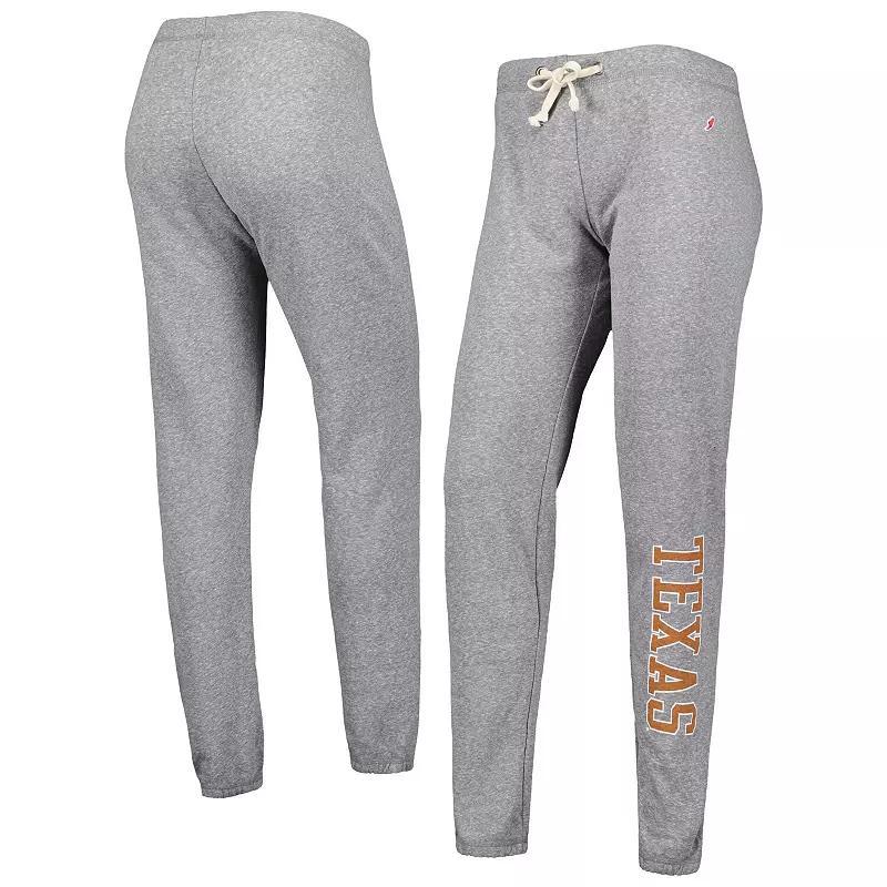 Womens League Collegiate Wear Heather Gray Texas Longhorns Victory Springs Tri-Blend Jogger Pants Product Image