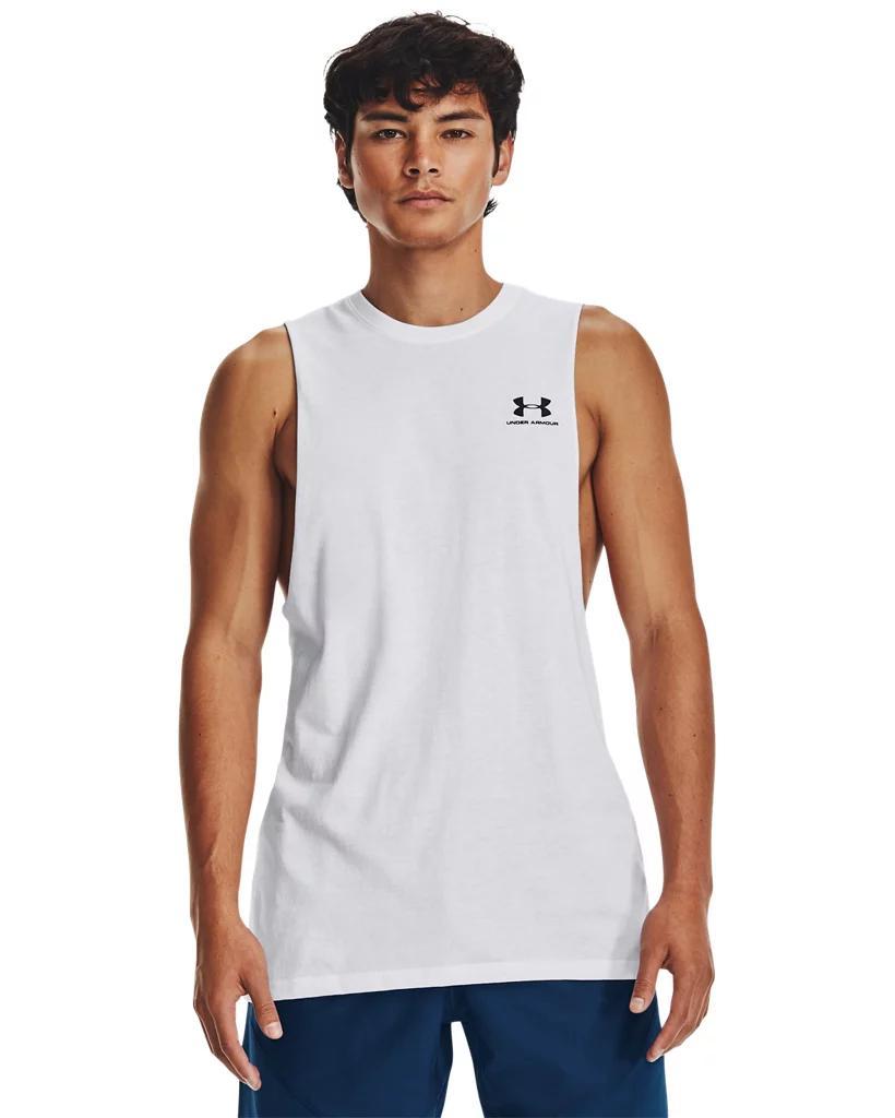 Men's UA Left Chest Cut-Off Tank Product Image