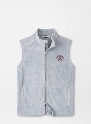 Peter Millar Mens UConn National Champion Fade Vest | Color: Gale Grey | Size: XXL Product Image