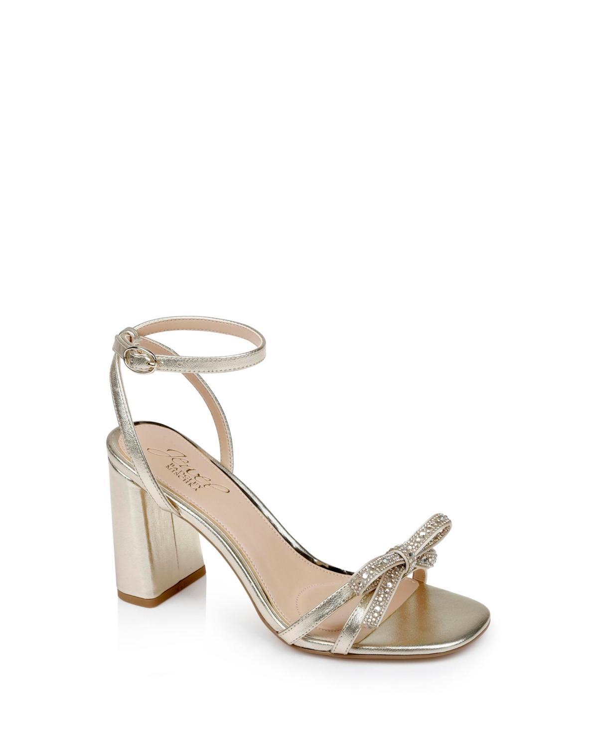 Jewel Badgley Mischka Hillary Leather) Women's Sandals Product Image