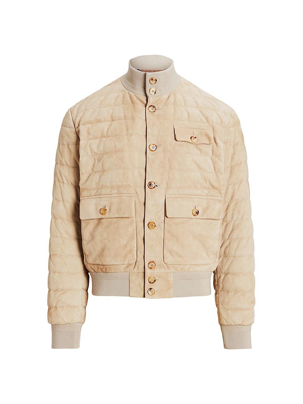 Mens Kendal Suede Bomber Jacket product image